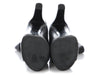 Chanel Black Pearl Heel Open-Toe Booties