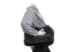 Chanel XL Black Vinyl Rock and Chain Flap