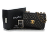 Chanel Vintage Jumbo Black Quilted Lambskin Classic Single Flap