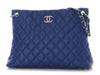 Chanel Cobalt Quilted Caviar Easy Tote