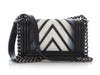 Chanel Small Chevron-Quilted Lizard Airlines Boy Bag