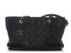 Chanel Black Quilted Calfskin Coco Pleats Tote
