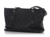 Chanel Black Quilted Calfskin Coco Pleats Tote