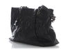 Chanel Black Quilted Calfskin Coco Pleats Tote