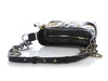 Chanel Small Black Part-Quilted Aged Calfskin Charms Gabrielle Hobo