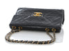 Chanel Vintage Maxi Black Quilted Lambskin Flap