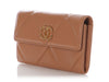 Chanel Brown Quilted Calfskin 19 Flap Wallet