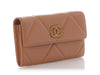 Chanel Brown Quilted Calfskin 19 Flap Wallet