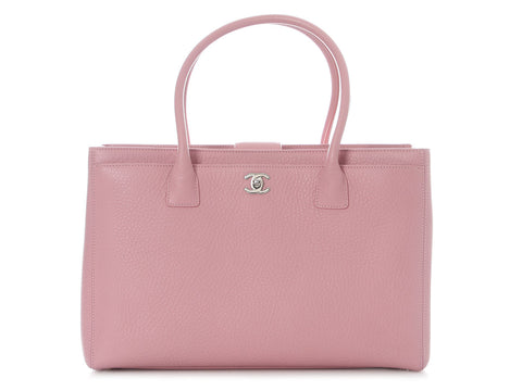 Chanel Pink Calfskin Executive Cerf Tote