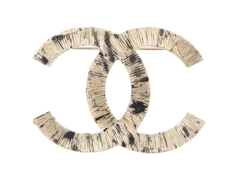 Chanel Large Logo Pin