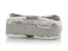 Chanel Gray Lapin Fur Flap