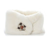 Chanel White Lapin Fur Collar Scarf