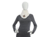 Chanel White Lapin Fur Collar Scarf