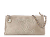 Chanel Beige Satin Evening Bag