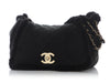 Chanel Black Shearling Flap