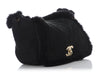Chanel Black Shearling Flap