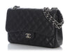 Chanel Jumbo Black Quilted Caviar Classic Double Flap