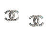 Chanel Medium Pearl Logo Earrings