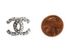 Chanel Medium Pearl Logo Earrings