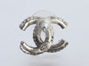 Chanel Medium Pearl Logo Earrings