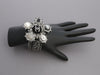 Chanel Large Tweed Logo Bracelet