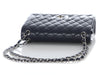 Chanel Jumbo Navy Quilted Caviar Classic Double Flap