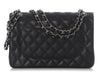 Chanel Jumbo Black Quilted Caviar Classic Double Flap