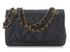 Chanel Vintage Small Black Quilted Lambskin Classic Double Flap