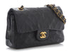 Chanel Vintage Small Black Quilted Lambskin Classic Double Flap