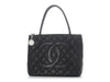 Chanel Black Quilted Caviar Grand Shopping Tote GST