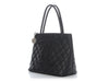 Chanel Black Quilted Caviar Medallion Tote
