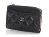 Chanel Black Caviar Zipped Card Holder