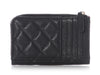 Chanel Black Caviar Zipped Card Holder