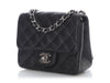Chanel Mini Black Quilted Caviar Square Classic