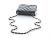 Chanel Mini Black Quilted Caviar Square Classic