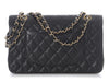 Chanel Medium/Large Black Quilted Caviar Classic Double Flap