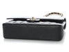 Chanel Medium/Large Black Quilted Caviar Classic Double Flap