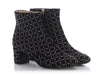 Chanel 15A Black Suede Chain Short Boots