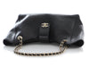 Chanel Small Black Quilted Caviar Shopping Tote