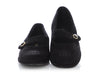 Chanel Black Suede Cottage Mary Janes