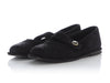 Chanel Black Suede Cottage Mary Janes