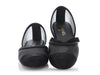 Chanel Black Grosgrain and Mesh Mary Janes