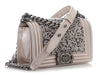 Chanel Small Pink Strass Crystal Boy Bag