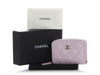 Chanel Light Purple Quilted Caviar Zipped Coin Purse