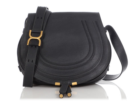 Chloé Medium Black Marcie Crossbody Bag