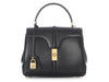 Celine Small Black Satinated Calfskin 16 Bag