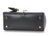 Celine Small Black Satinated Calfskin 16 Bag