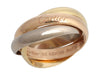 Cartier 18K Tricolor Gold Trinity Band Ring