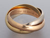 Cartier 18K Tricolor Gold Trinity Band Ring