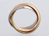 Cartier 18K Tricolor Gold Trinity Band Ring